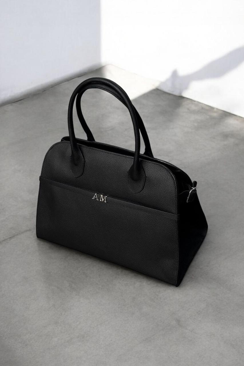 MUNA bag piel en negro