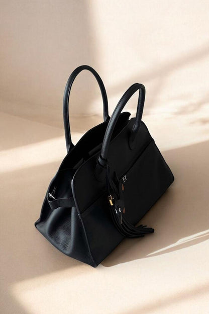 MUNA bag piel en negro